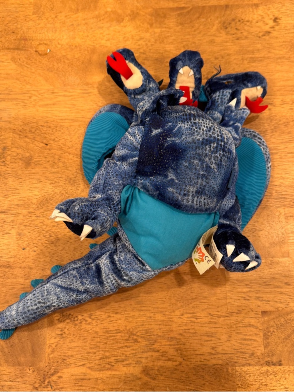 Folkmanis 3-Headed Dragon Hand Puppet Plush